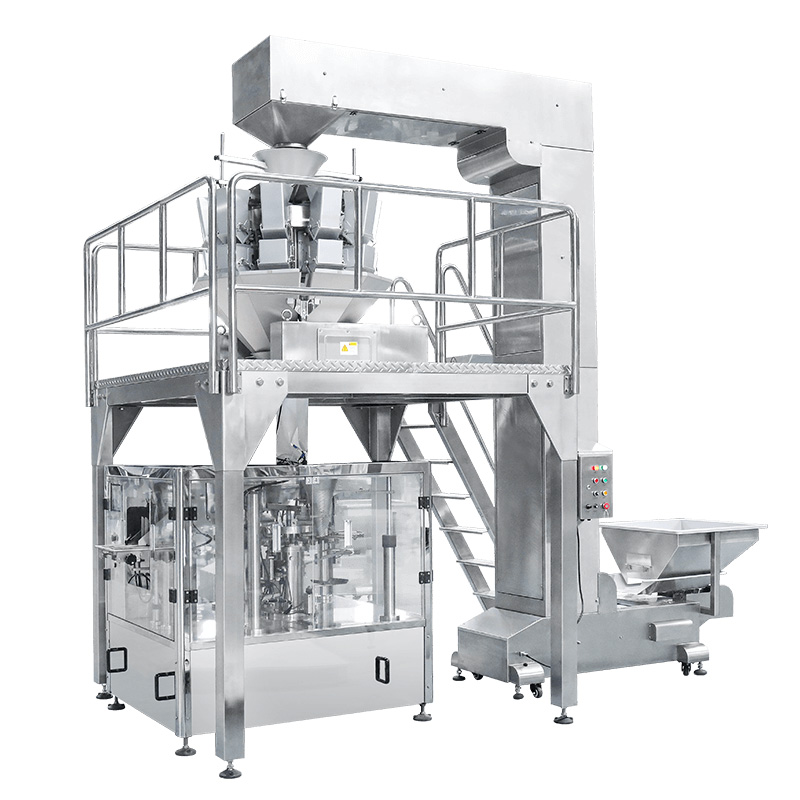 Rotary graanulite eelvalmistatud koti pakkimismasin